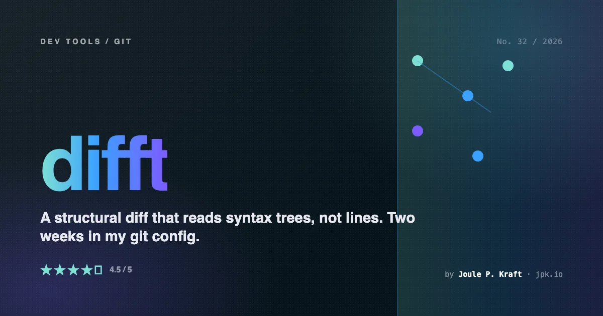 Difftastic Review: The Structural Diff That Reads Syntax Instead of Lines