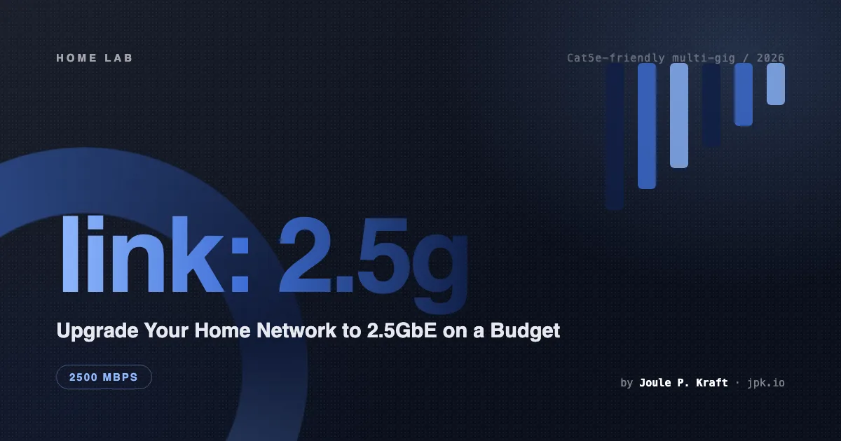 Upgrading a Home Network to 2.5GbE on a Budget Without Ripping Out Cat5e