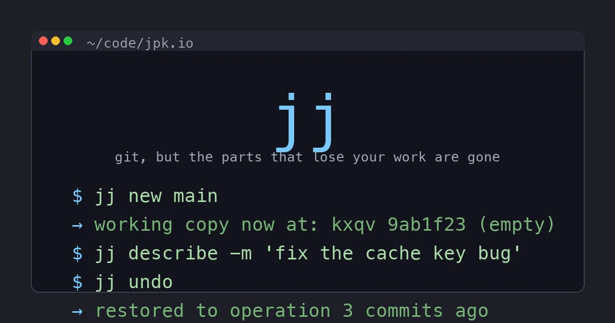 Jujutsu (jj) Review: The Git-Compatible VCS That Stopped Me Losing Work to Rebases