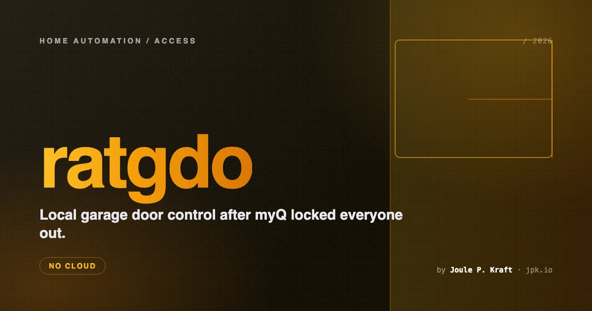 Local Garage Door Control in Home Assistant After myQ Locked Everyone Out
