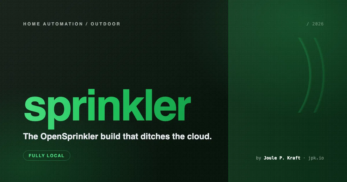 OpenSprinkler + Home Assistant: Local Sprinkler Control That Ditches the Cloud