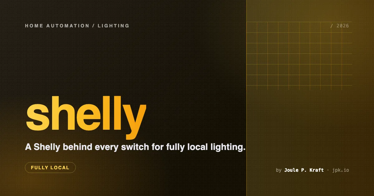 Putting a Shelly Behind Every Switch for Fully Local Home Assistant Lighting