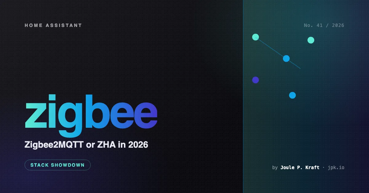 Zigbee2MQTT or ZHA: Which Home Assistant Zigbee Stack Should You Run in 2026